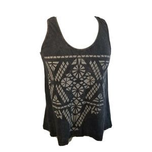Nobee Tank Top Geometric Large L Top woodstock hippie